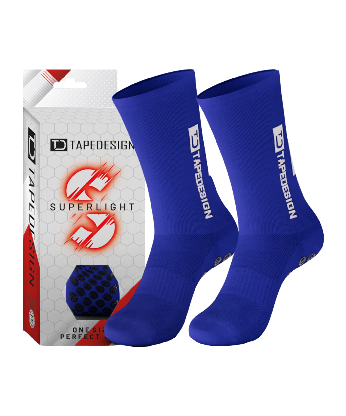 Tapedesign Gripsocks Superlight Socken weiß | One Size (37-48)