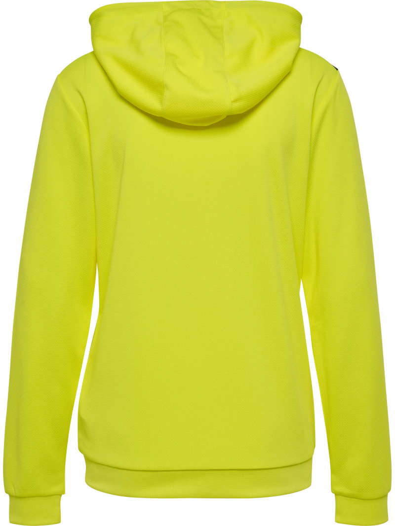 Hummel Hmlauthentic 24 PL Damen Hoodie mit Reißverschluss gelb