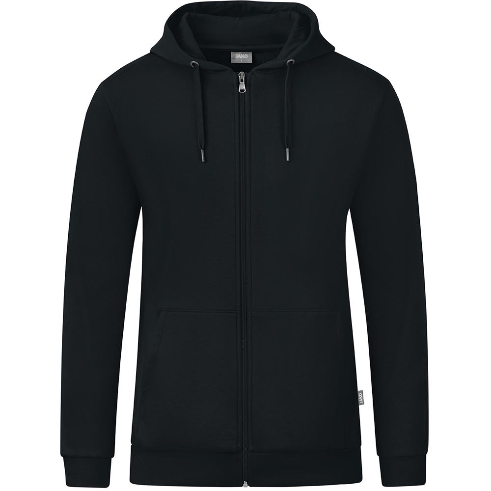 Jako Herren Kapuzenjacke Organic schwarz