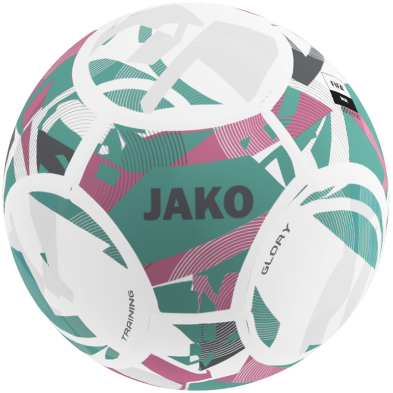 Jako Trainingsball Glory weiß-rose-cool gray