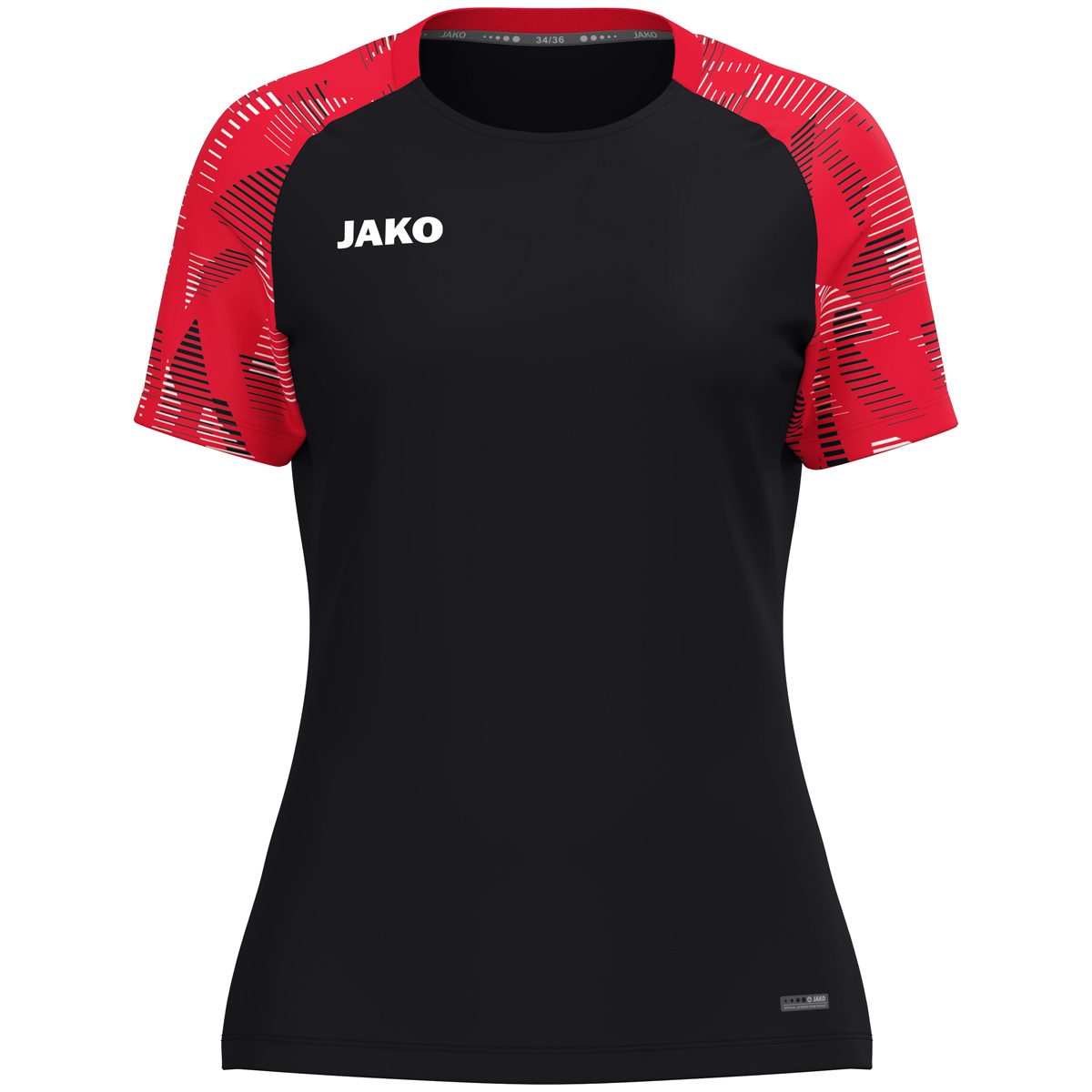Jako T-Shirt Sonic Damen schwarz/rot