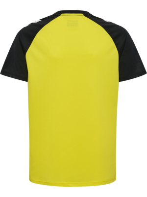 Hummel hmlMATCH Striped Trikot Kinder blazing yellow/schwarz