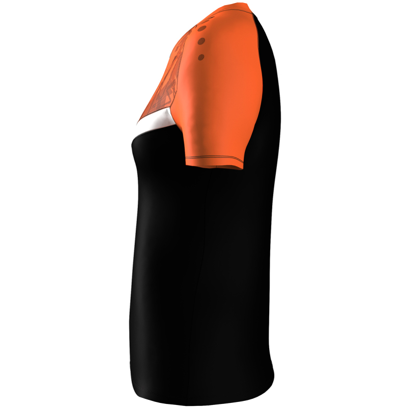 Jako Damen T-Shirt Iconic schwarz/neonorange