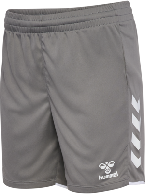 Hummel hmlCORE 2.0 Shorts Damen steel gray/weiß
