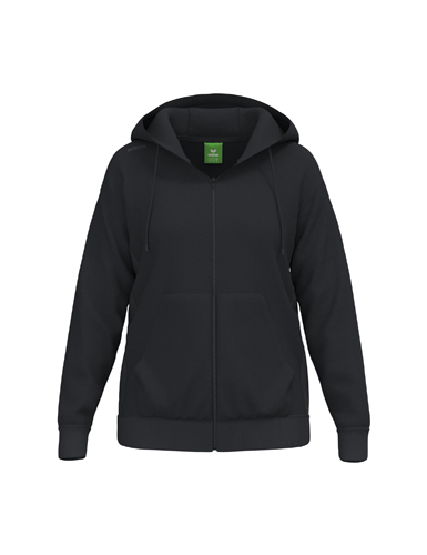 Erima Damen TS Hoodie Jacke schwarz