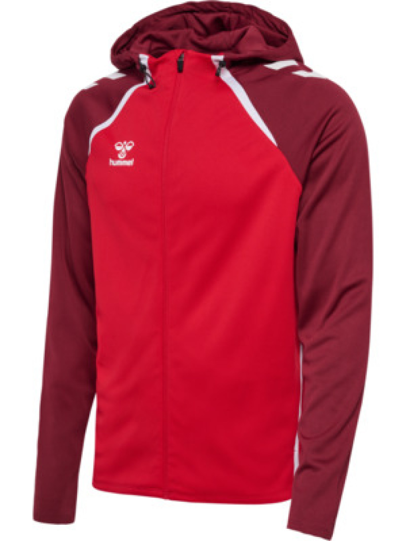 Hummel hmlLEAD 2.0 ZIP HOODIE true red/maroon