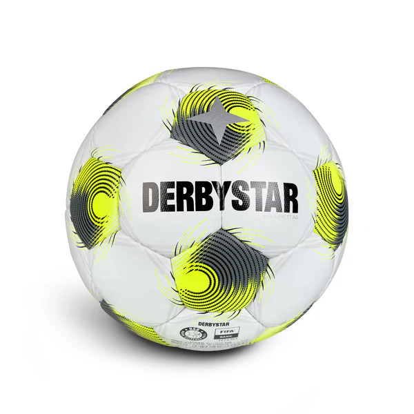 Derbystar Ballpaket Brillant TT AG v25 weiss gelb grau | Größe 5