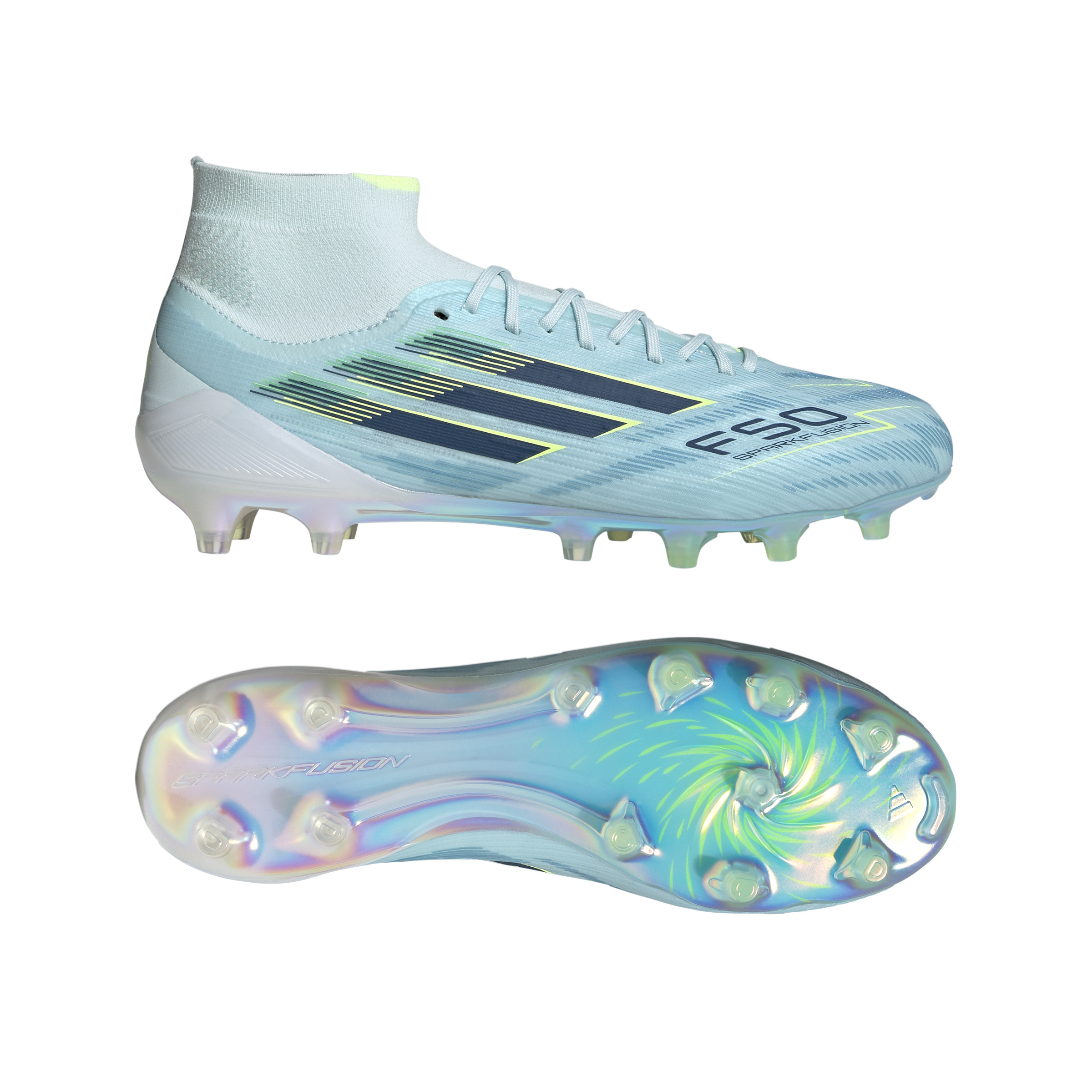 Adidas Fußballschuh F50 Elite FG/AG Sparkfusion Damen blau