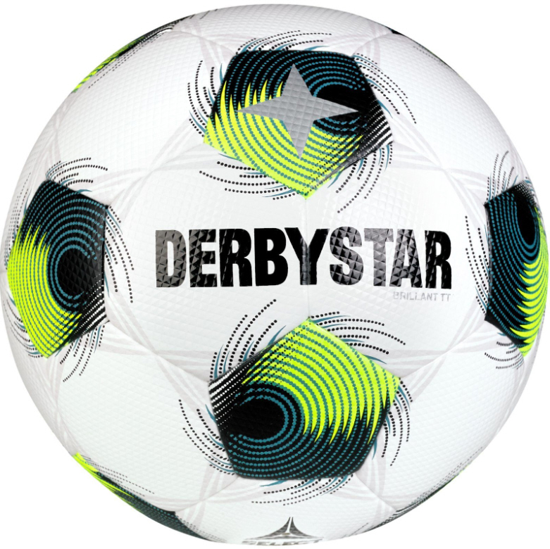 Derbystar Ballpaket 10x Trainingsball Brillant TT DB v26 weiß/grün/gelb | Größe 5