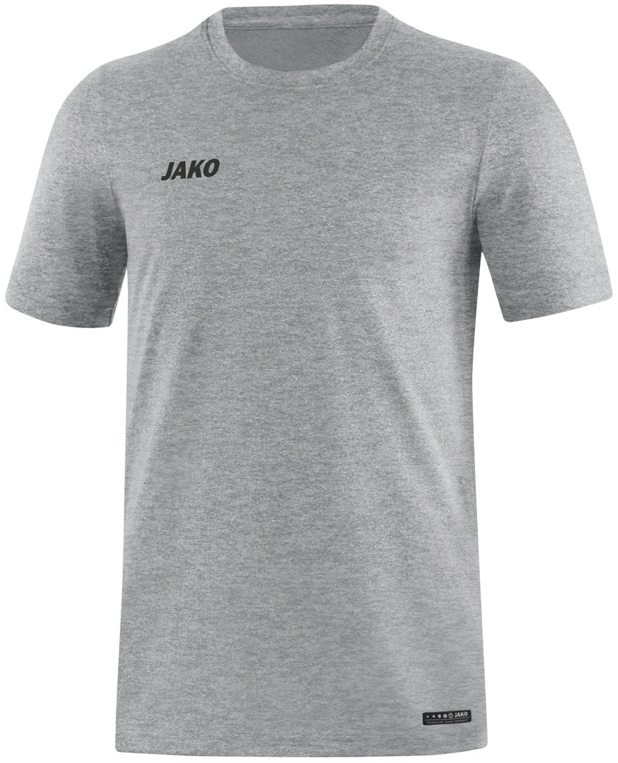 Jako Premium Basics T-Shirt grau meliert