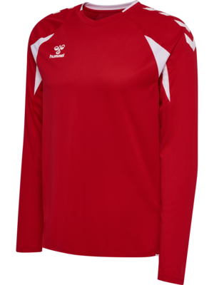 Hummel hmlCORE 2.0 Trikot Langarm true red/weiß