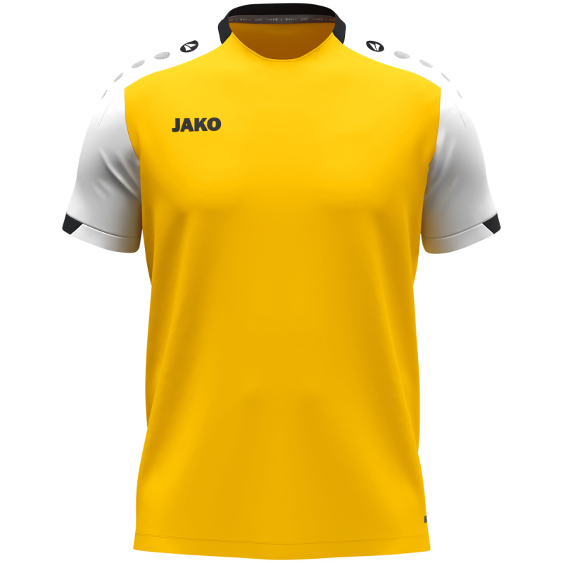 Jako T-Shirt Dynamic gelb-weiß-schwarz