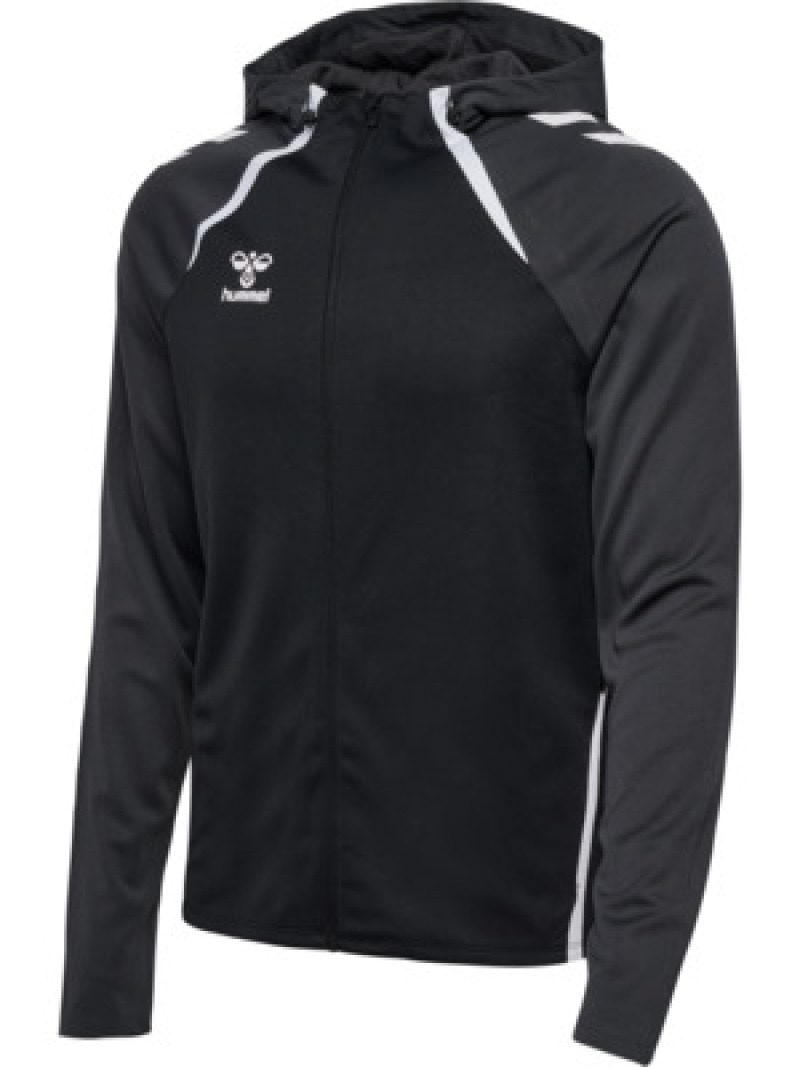 Hummel hmlLEAD 2.0 ZIP HOODIE black/asphalt