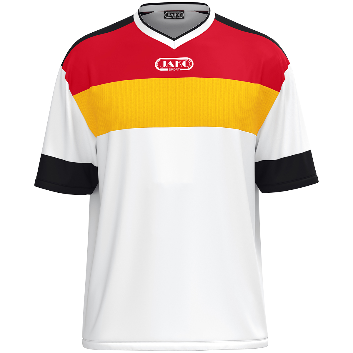 Jako Trikot Club 92 KA weiß/gelb/rot/schwarz