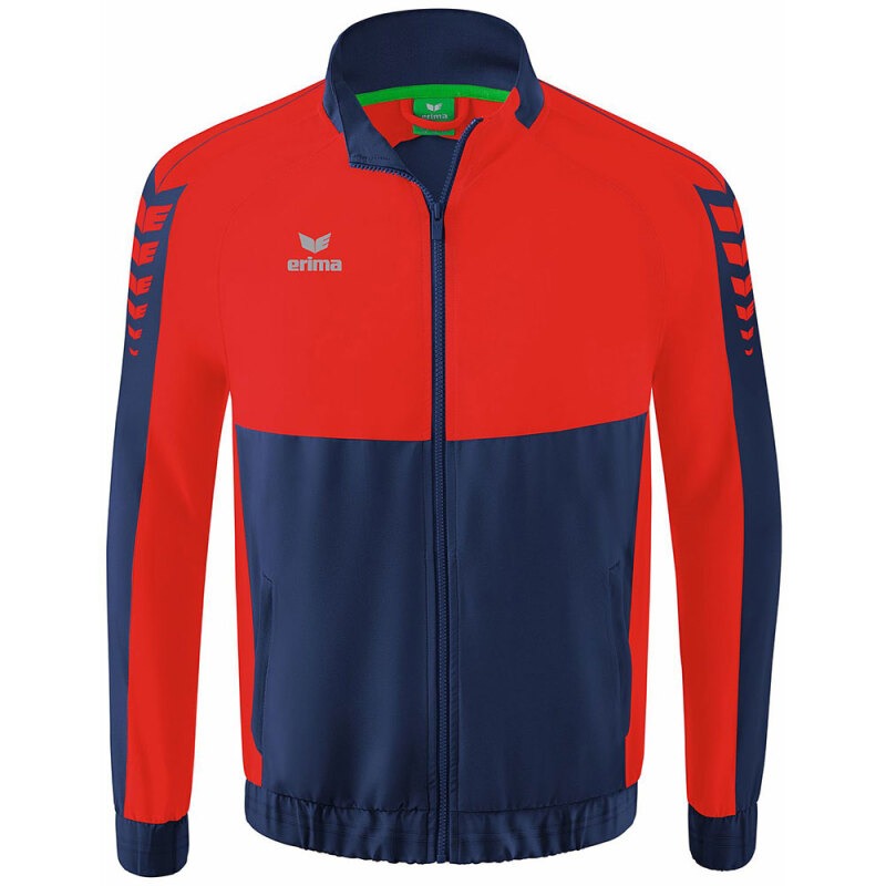 Erima Kinder Präsentationsjacke Six Wings blau-rot