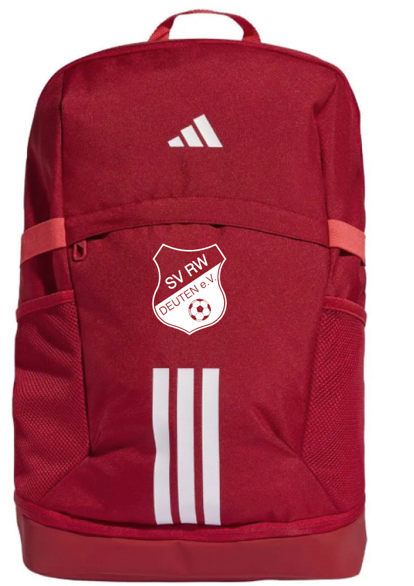 Rot-Weiß Deuten Rucksack Tiro rot