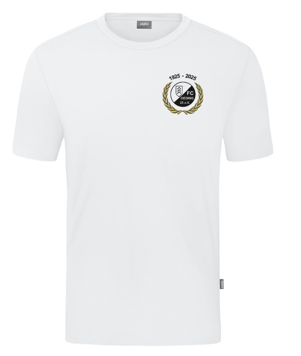 FC Oeding T-Shirt Jako Organic weiß Jubiläumskollektion
