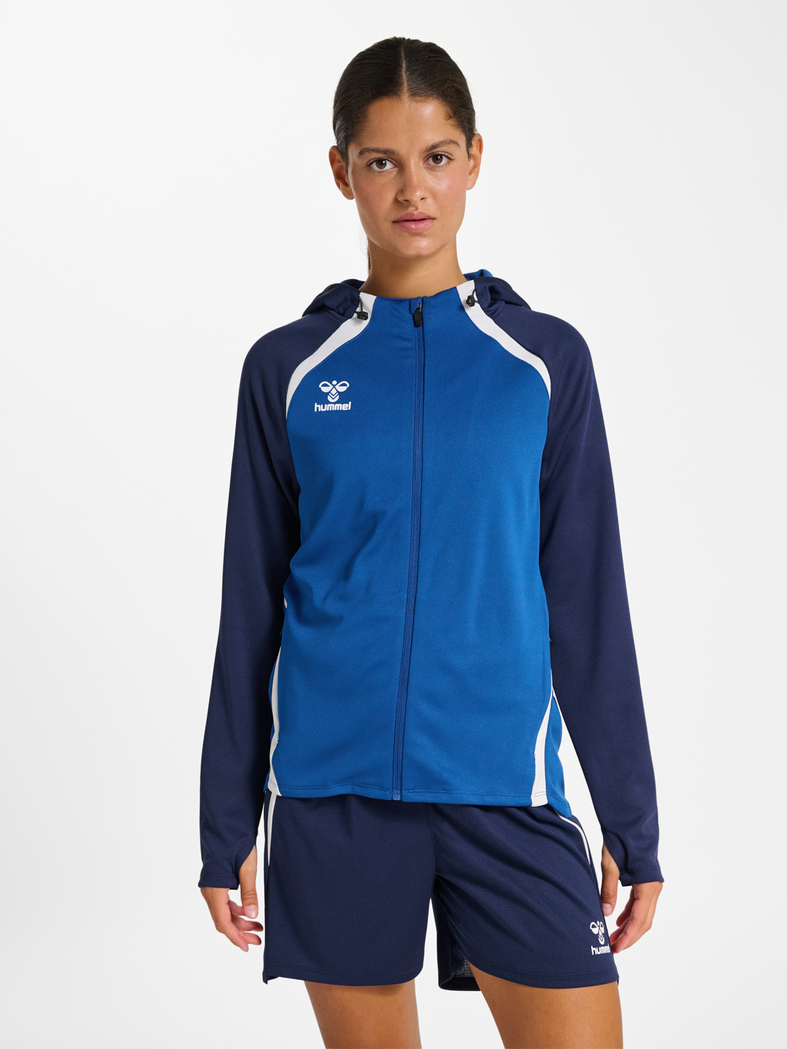 Hummel hmlLEAD 2.0 ZIP HOODIE WOMAN true blue/marine