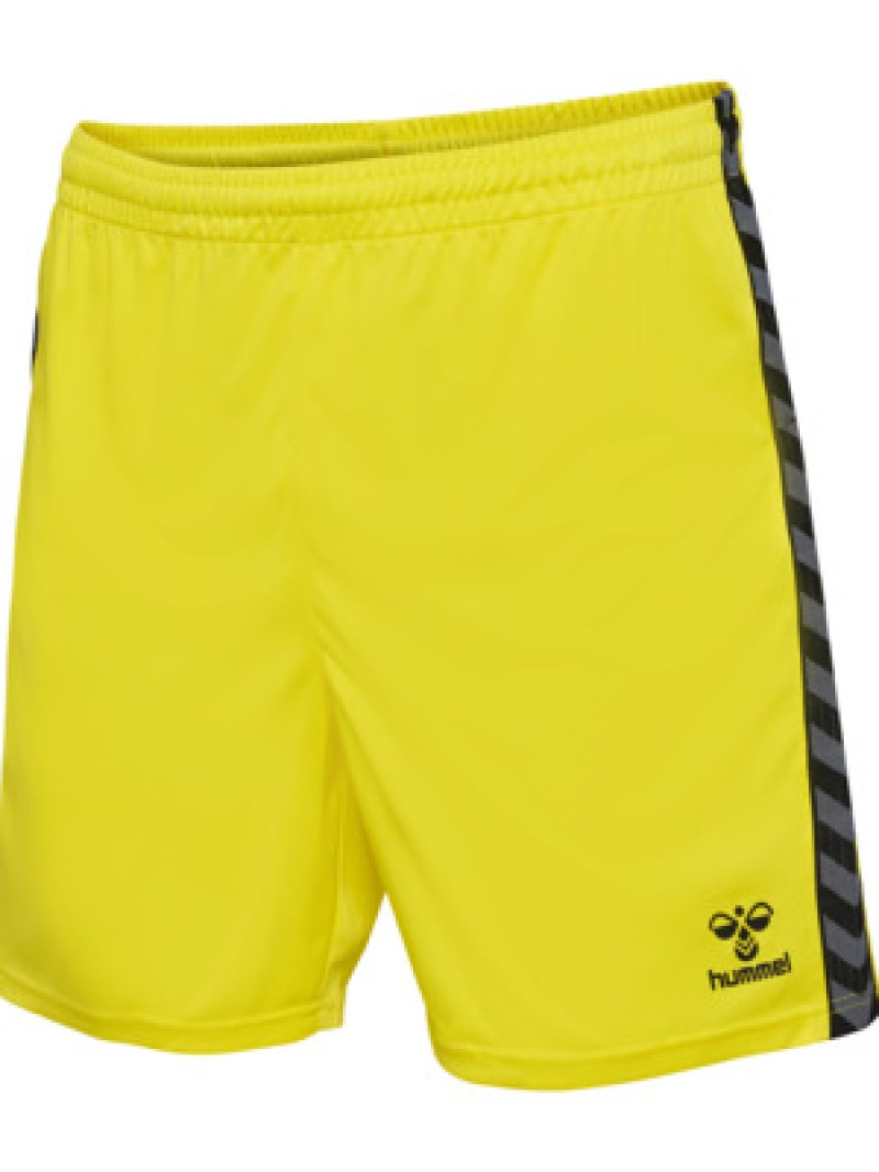 Hummel Hmlauthentic 24 PL Herren Shorts gelb