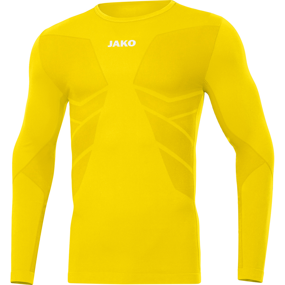 Jako Longsleeve Comfort 2.0 gelb