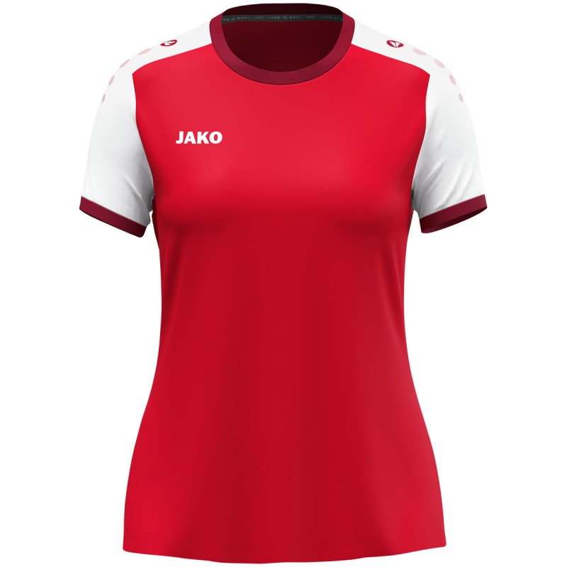 Jako Damen Trikot Dynamic KA Damen rot-weiß-dunkelrot