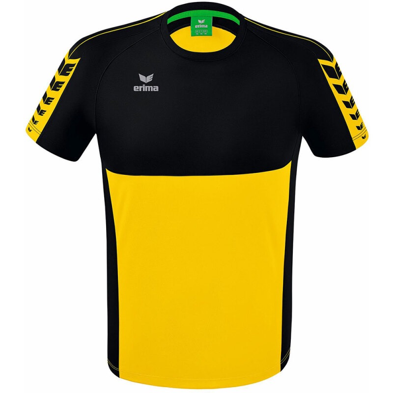 Erima Herren T-Shirt Six Wings gelb-schwarz
