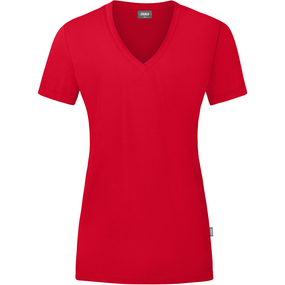 Jako Damen T-Shirt Organic rot