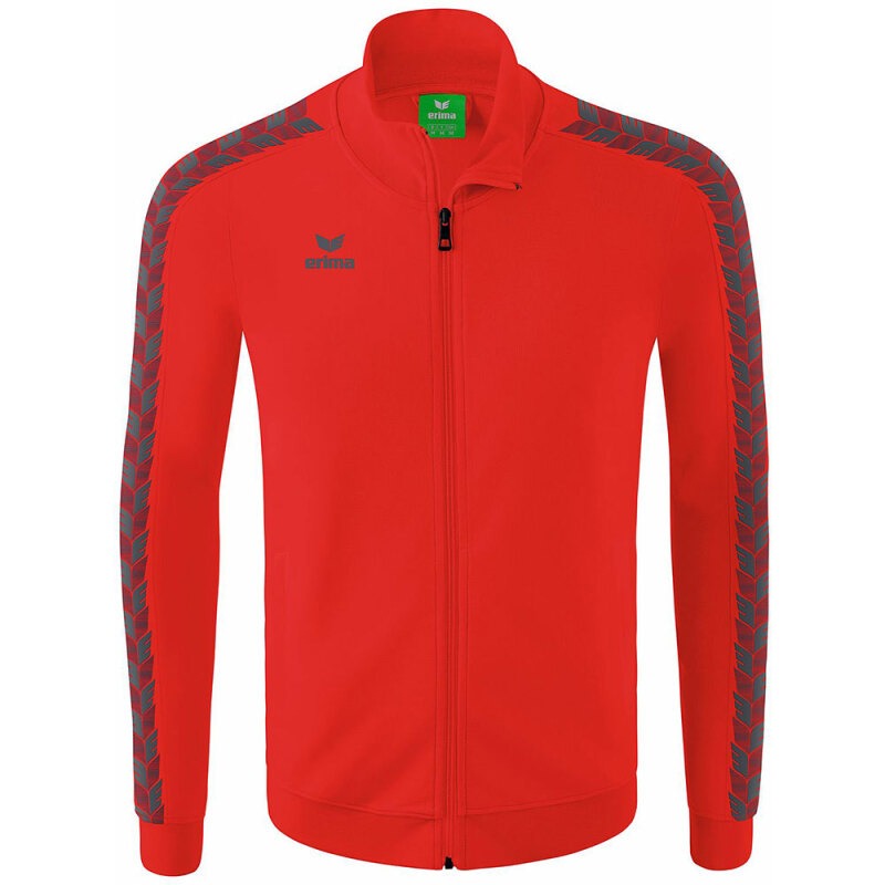 Erima Kinder Trainingsjacke Essential Team rot-grau