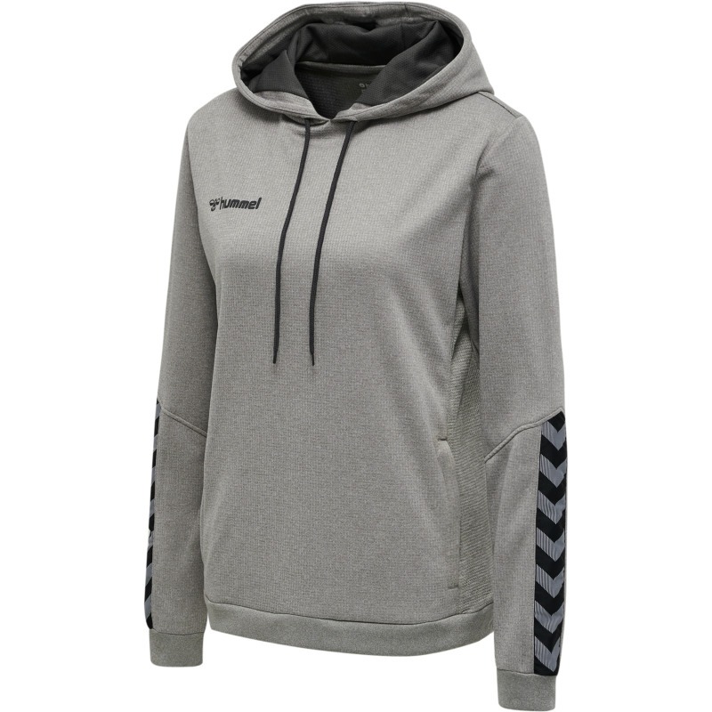 Hummel Hmlauthentic 24 Poly Hoodie Woman grey melange