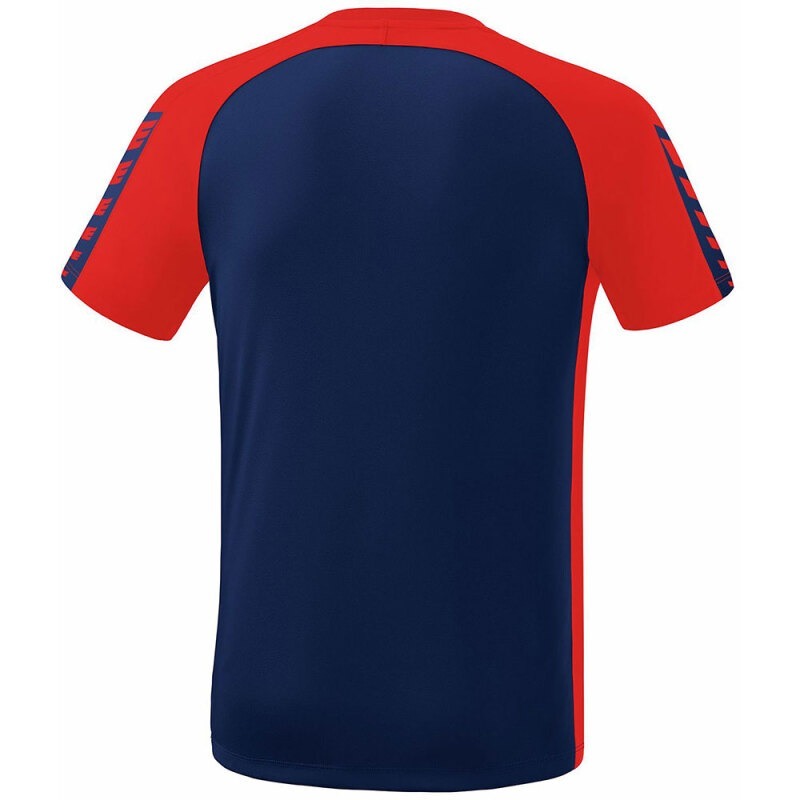 Erima Herren T-Shirt Six Wings blau-rot