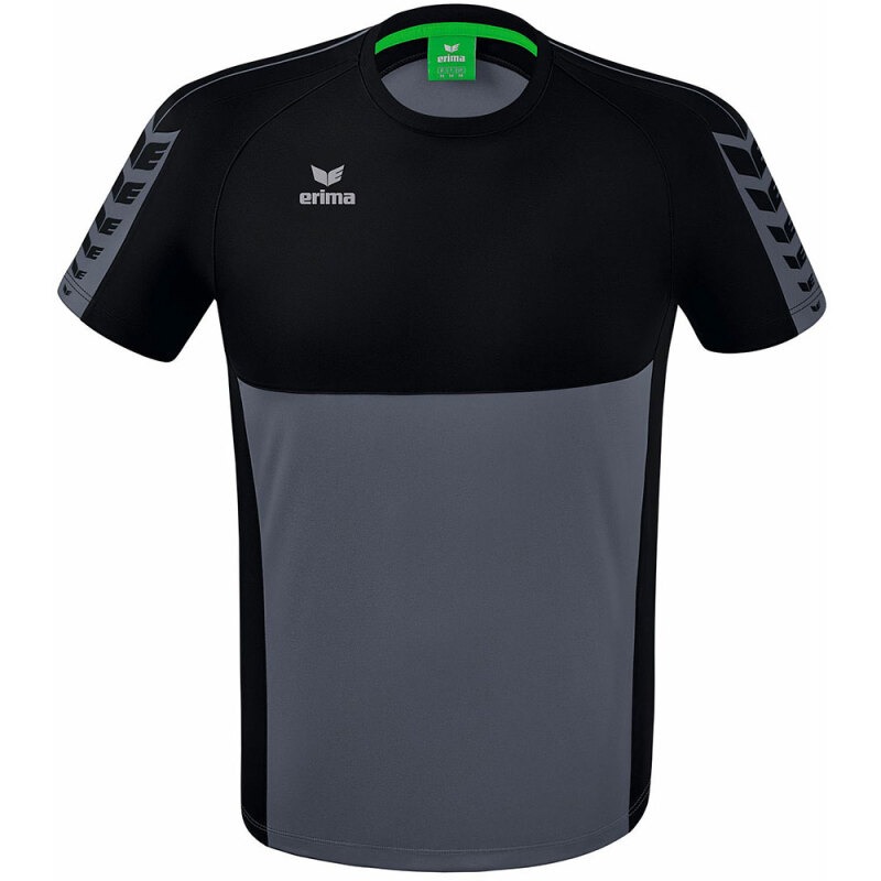 Erima Kinder T-Shirt Six Wings grau-schwarz
