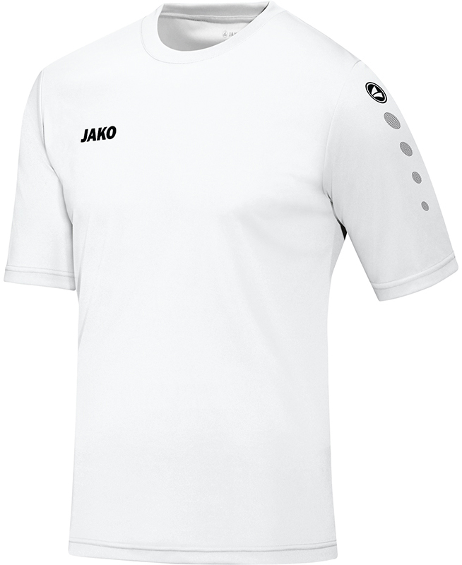 Jako Team Kurzarm Trikot weiß
