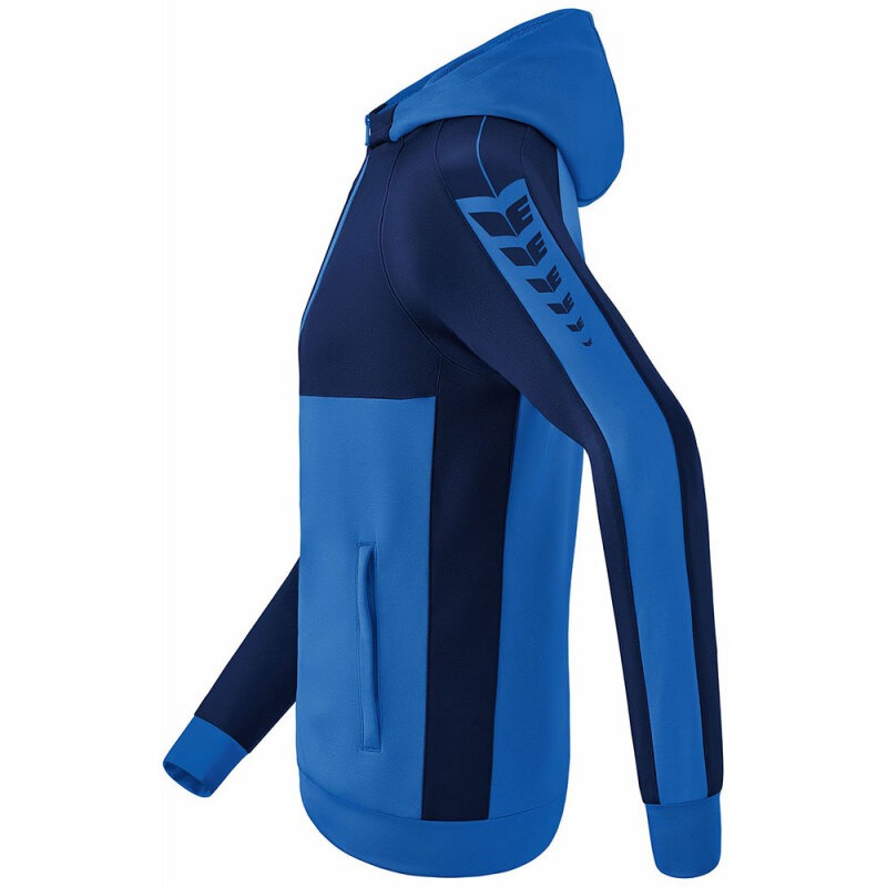 Erima Herren Trainingsjacke mit Kapuze Six Wings blau