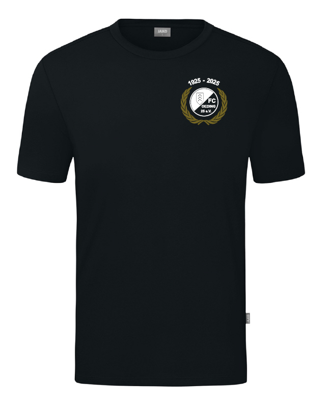 FC Oeding T-Shirt Jako Organic schwarz Jubiläumskollektion