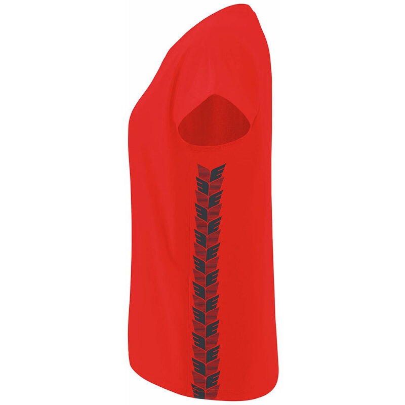 Erima Damen T-Shirt Essential Team rot-grau