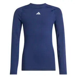 Adidas Kinder Langarm T-Shirt Techfit team navy blue 2