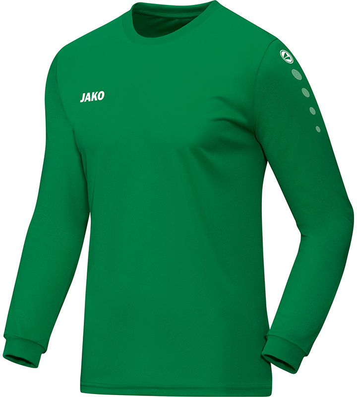 Jako Team Langarm Trikot sportgrün