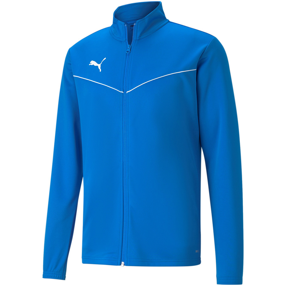 Puma Polyester Trainingsjacke teamRISE blau-weiß