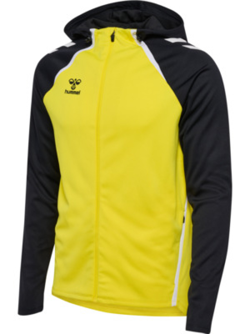 Hummel hmlLEAD 2.0 ZIP HOODIE blazing yellow/black