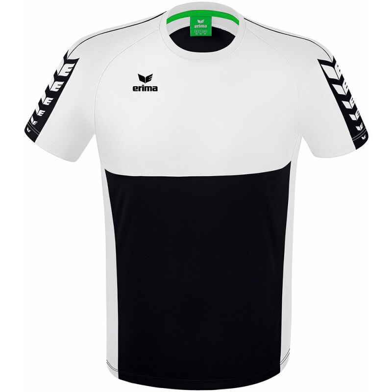 Erima Kinder T-Shirt Six Wings schwarz-weiß