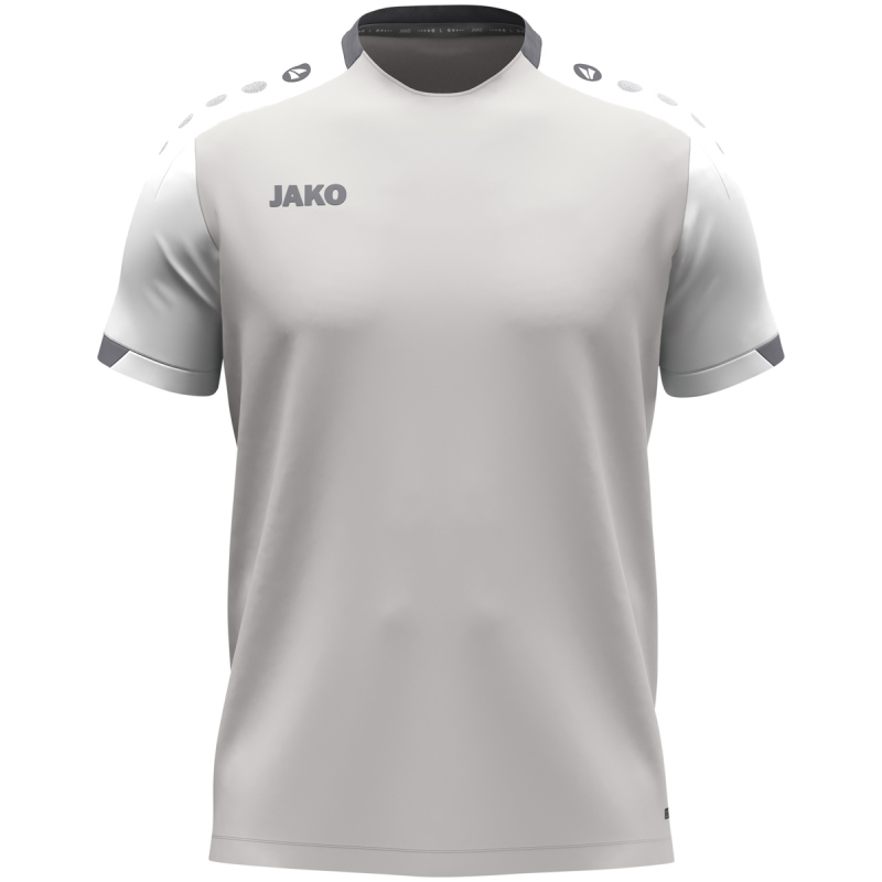 Jako T-Shirt Dynamic hellgrau-weiß-grau
