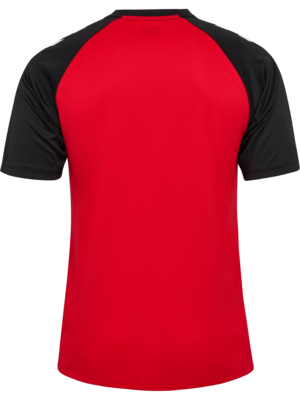 Hummel hmlMATCH Striped Trikot true red/schwarz