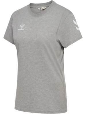 Hummel hmlGO 2.0 Chevron T-Shirt Damen grey melange