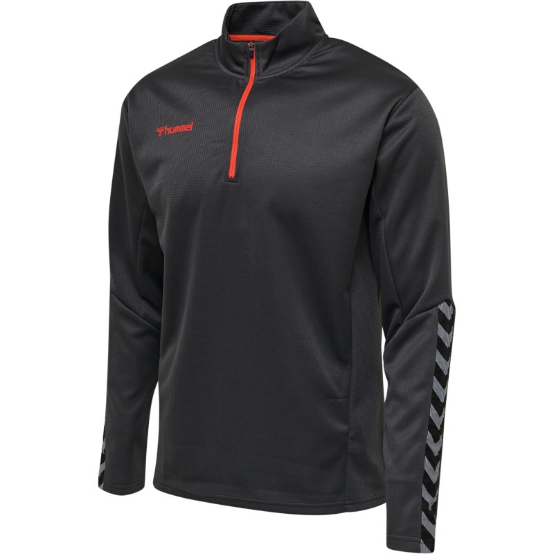 Hummel Hmlauthentic 24 Half Zip Sweatshirt asphalt