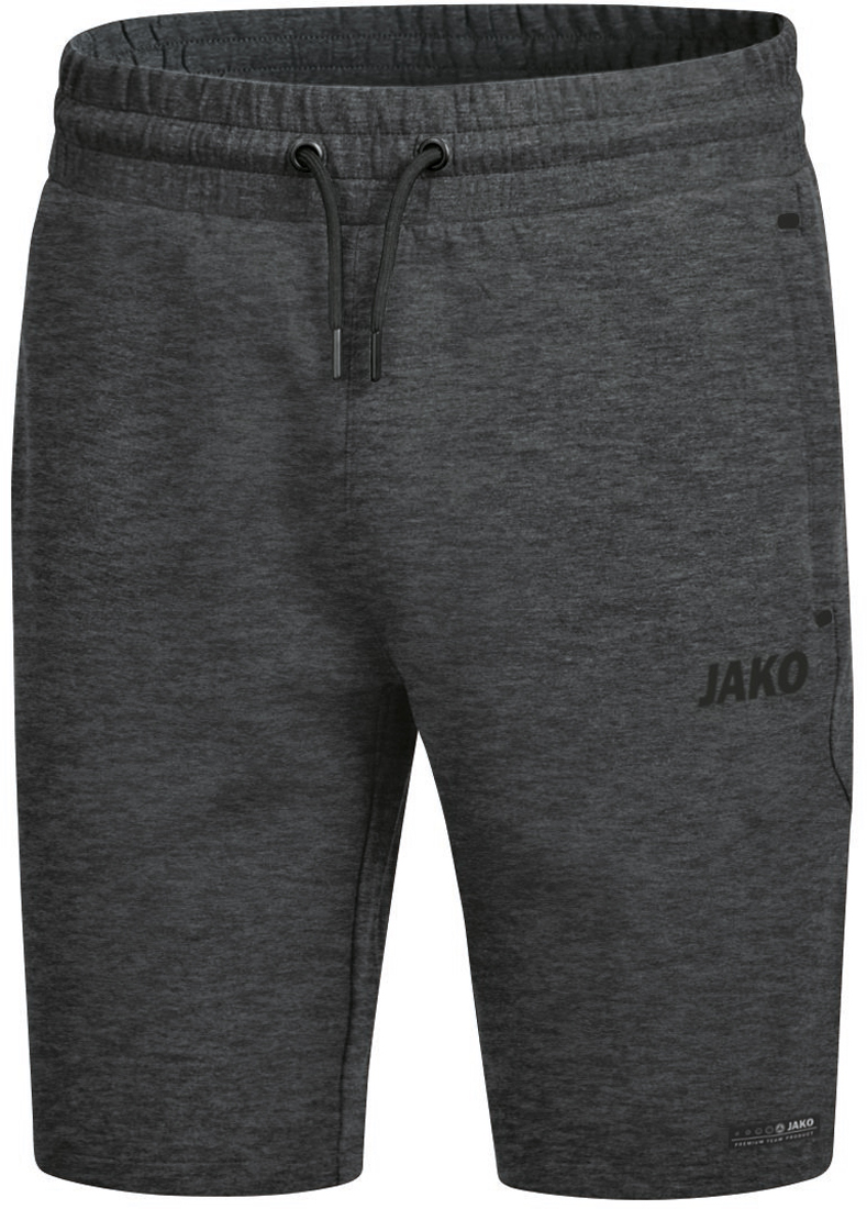 Jako Premium Basics Shorts anthrazit meliert