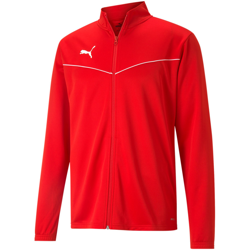 Puma Polyester Trainingsjacke teamRISE rot-weiß