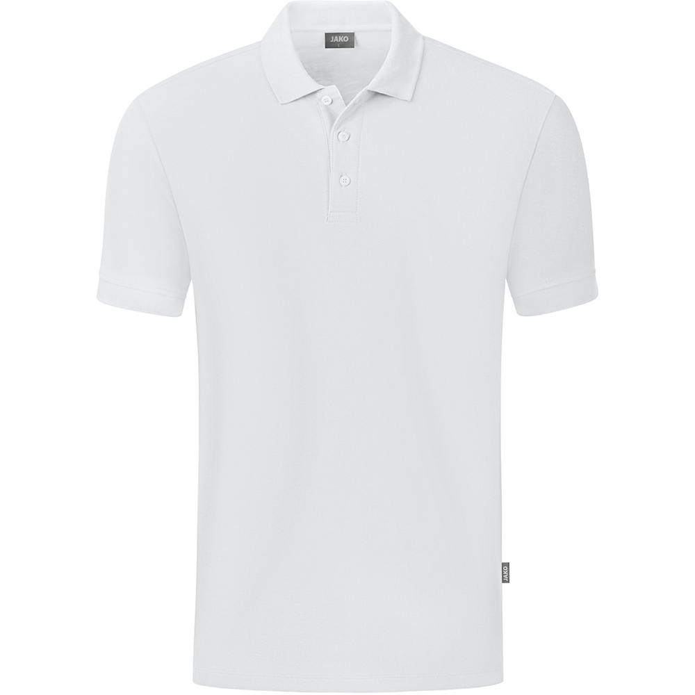 Jako Herren Polo Organic weiß