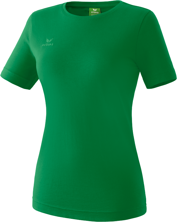 Erima Damen T-Shirt Baumwolle grün