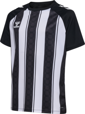 Hummel hmlMATCH Striped Trikot Kinder schwarz/weiß