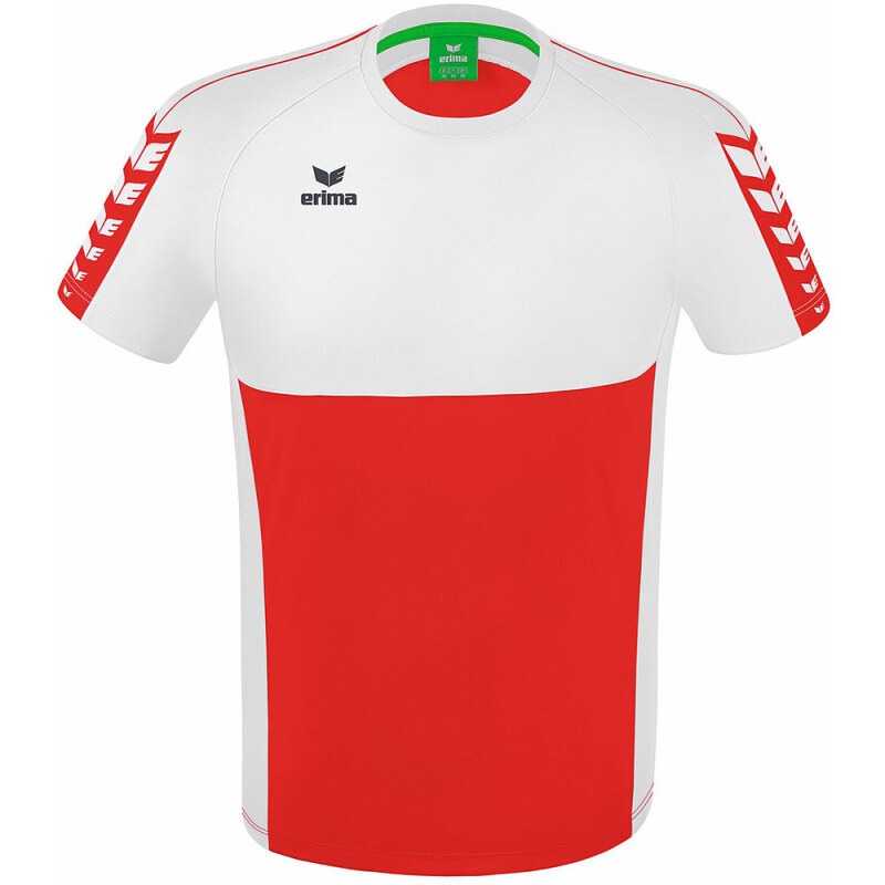 Erima Kinder T-Shirt Six Wings rot-weiß